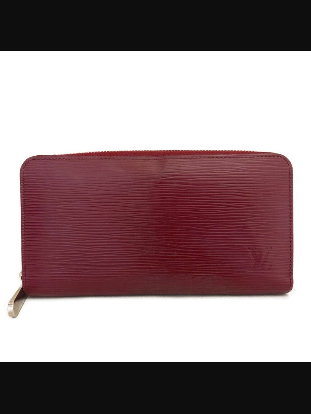 Louis Vuitton Epi Maroon Burgundy Zippy Zip Around Wallet